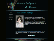 Tablet Screenshot of catalystbodywork.com